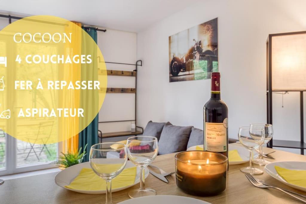 Cocoon - Jardin - Boite A Cle - Wi-Fi Lejlighed Baulne Eksteriør billede
